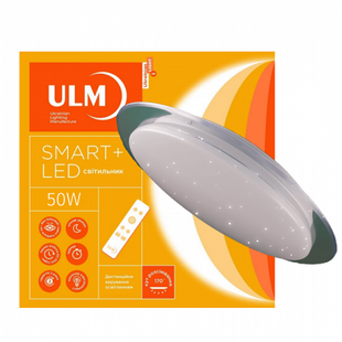 Купить Светильник потолочный LED на пульт ULM ULMS-R03-S-350-50-Р3 50W звездное небо (Белый) во Львове, Киеве, Днепре, Одессе, Харькове