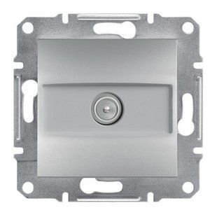 Купить Телевизионная розетка конечная Schneider Electric Asfora TV 1dB (Алюминий) во Львове, Киеве, Днепре, Одессе, Харькове