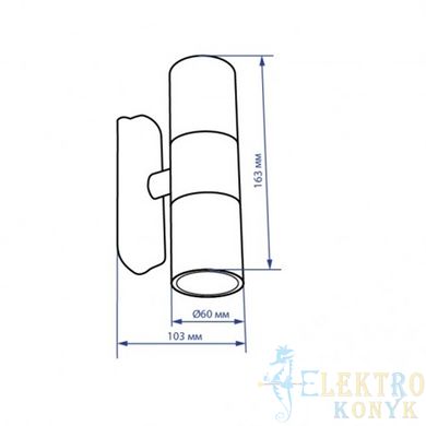 Купить Светильник архитектурный Feron DH0704 2*MR16/GU10 (Серый) во Львове, Киеве, Днепре, Одессе, Харькове