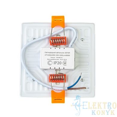 Купити Точковий cвітильник LED AVT-SQUARE ESTER 12W 5000К (Білий) у Львові, Києві, Дніпрі, Одесі, Харкові