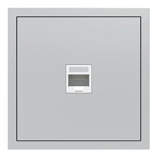 Купити Розетка одинарна комп'ютерна RJ45 CAT6 Ardero Soft механізм (Срібло) у Львові, Києві, Дніпрі, Одесі, Харкові