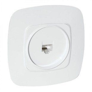 Купить Компьютерная розетка Horoz Electric ELA (Белая) во Львове, Киеве, Днепре, Одессе, Харькове