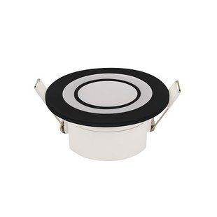 Купити Точковий LED світильник врізний CARTER-5 5W 4200K (Чорний) у Львові, Києві, Дніпрі, Одесі, Харкові