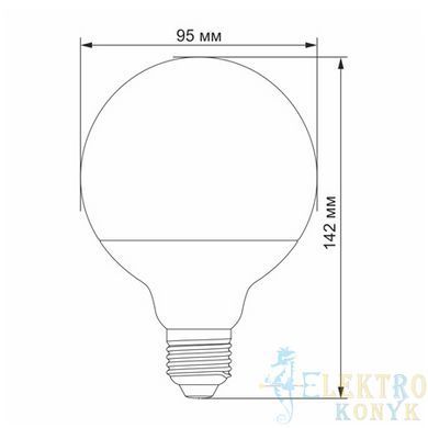Купити LED лампа VIDEX G95e 15W E27 3000K у Львові, Києві, Дніпрі, Одесі, Харкові