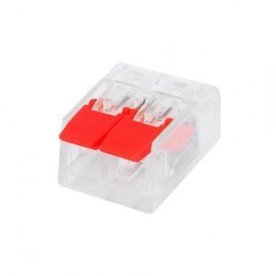 Купити Клема 2-контактна SLIM CONNECTOR-2 32А 400V 0.2-4 мм&sup2; у Львові, Києві, Дніпрі, Одесі, Харкові