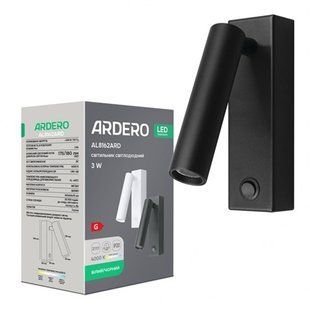 Купити Накладний LED світильник Ardero AL8162ARD 9Вт 4000K (Чорний) у Львові, Києві, Дніпрі, Одесі, Харкові