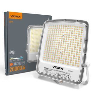 Купить Светодиодный прожектор VIDEX F5 200W 3000-5000-6500K 230V во Львове, Киеве, Днепре, Одессе, Харькове