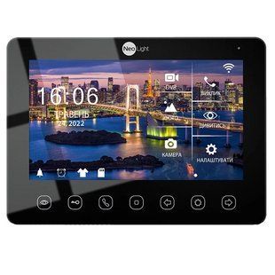Купить Видеодомофон NeoLight OMEGA+ HD WF (Черный) во Львове, Киеве, Днепре, Одессе, Харькове