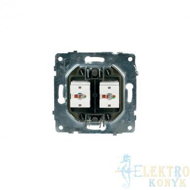 Купить Механизм двойной компьютерной розетки RJ45 OVIVO GRANO (Крем) во Львове, Киеве, Днепре, Одессе, Харькове