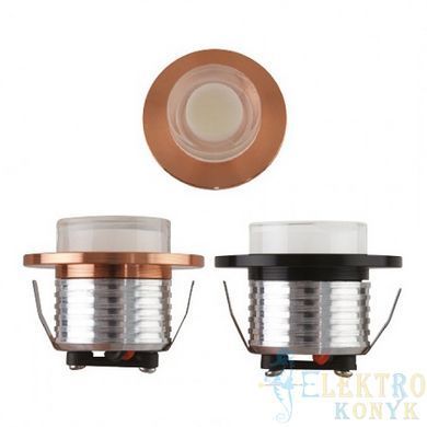 Купити Точковий світильник врізний LED BELLA 3W 4200K (Чорний) у Львові, Києві, Дніпрі, Одесі, Харкові