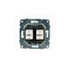 Купить Механизм двойной компьютерной розетки RJ45 OVIVO GRANO (Крем) - 2