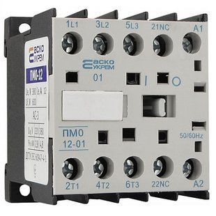 Купить Магнитный пускатель АСКО УКРЕМ ПМ 0-12-01 M7 220B (LC1-K1201 NC) во Львове, Киеве, Днепре, Одессе, Харькове