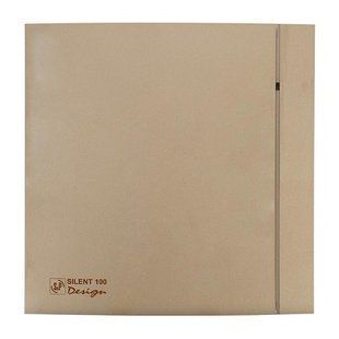 Купити Витяжний вентилятор Soler&Palau SILENT-100 CZ CHAMPAGNE DESIGN 4C 8W d100 (Коричневий) у Львові, Києві, Дніпрі, Одесі, Харкові