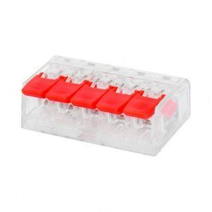 Купити Клема 5-контактна SLIM CONNECTOR-5 32А 400V 0.2-4 мм&sup2; у Львові, Києві, Дніпрі, Одесі, Харкові