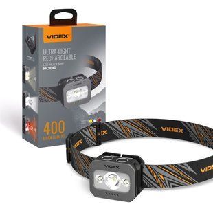 Купить Налобний світлодіодний ліхтарик VIDEX VLF-H086 400Lm 5000K во Львове, Киеве, Днепре, Одессе, Харькове