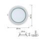 Купить Точечный светильник врезной LED CLARA-15 15W 6400K - 2