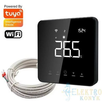 Купить Программируемый сенсорный терморегулятор 4HT AE-3D WiFi (Черный) во Львове, Киеве, Днепре, Одессе, Харькове