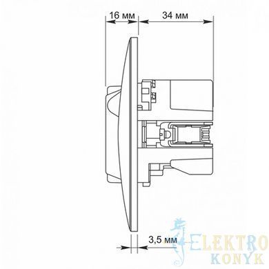 Купить Розетка одинарная с заземлением и USB+Type-C VIDEX BINERA (Кремовый) во Львове, Киеве, Днепре, Одессе, Харькове