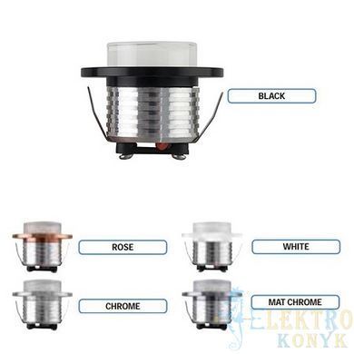 Купити Точковий світильник врізний LED BELLA 3W 4200K (Хром) у Львові, Києві, Дніпрі, Одесі, Харкові