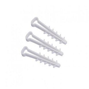 Купити Кріплення (ялинка) плоске 4 (14x5mm) біле(100шт) у Львові, Києві, Дніпрі, Одесі, Харкові
