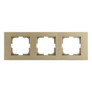 Купити Рамка 3 постова OVIVO GRANO (Титановий) у Львові, Києві, Дніпрі, Одесі, Харкові