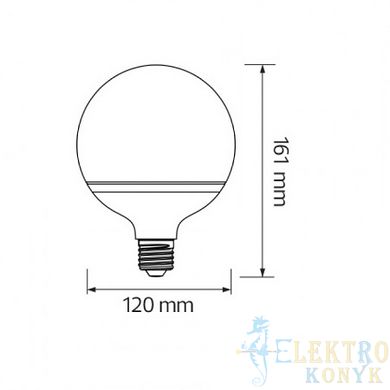 Купити Світлодіодна лампа GLOBE-20 20W E27 6400K у Львові, Києві, Дніпрі, Одесі, Харкові