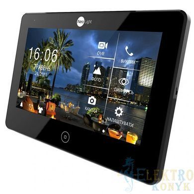 Купити Відеодомофон NeoLight MEZZO HD 10.1" (Чорний) у Львові, Києві, Дніпрі, Одесі, Харкові