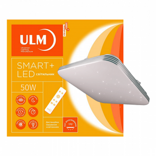 Купить Светильник потолочный LED на пульт ULM ULMS-S01-S-300-50-L1 50W звездное небо (Белый) во Львове, Киеве, Днепре, Одессе, Харькове