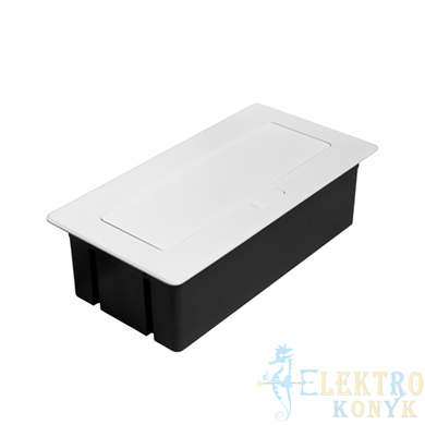 Купить Розетка в столешницу выдвижная GTV MULTISOFT на 2 розетки, USB A+C, RJ45 кабель 1.5 м (Белая) во Львове, Киеве, Днепре, Одессе, Харькове