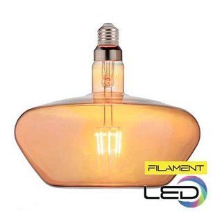 Купити Світлодіодна лампа Едісона GINZA Filament 8W Е27 2200K (Янтарна) у Львові, Києві, Дніпрі, Одесі, Харкові