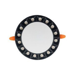 Купити Точковий LED світильник круглий врізний HARLEY-10 10W 3000K-6500K (Чорний) у Львові, Києві, Дніпрі, Одесі, Харкові