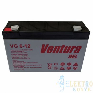 Купити Гелевий акумулятор Ventura VG 6-12 у Львові, Києві, Дніпрі, Одесі, Харкові