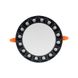 Купити Точковий LED світильник круглий врізний HARLEY-10 10W 3000K-6500K (Чорний) - 1