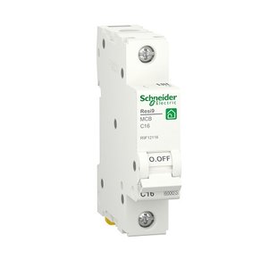 Купити Автоматичний вимикач Schneider Electric Resi9 1P 16А 6 кА C у Львові, Києві, Дніпрі, Одесі, Харкові