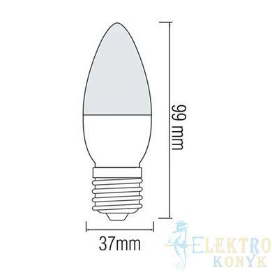 Купить Светодиодная лампа C37 ULTRA-6 6W E27 4200K во Львове, Киеве, Днепре, Одессе, Харькове