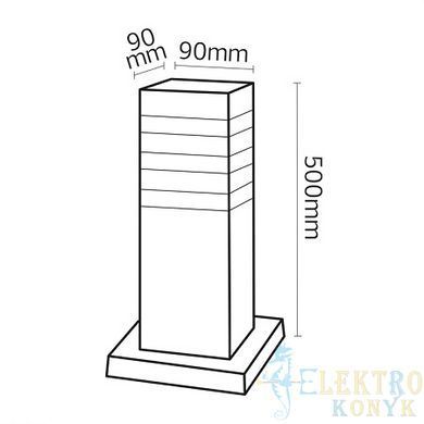 Купить Уличный фонарь садово парковый PALMERA/S3 Е27 60W IP44 (Черный) во Львове, Киеве, Днепре, Одессе, Харькове