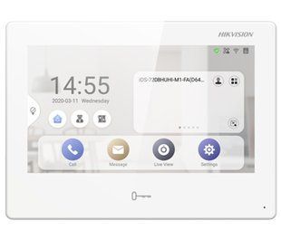Купить Відеодомофон Hikvision DS-KH9310-WTE1 7" во Львове, Киеве, Днепре, Одессе, Харькове