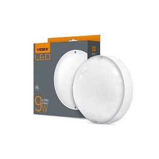 Купить Светодиодный LED светильник IP65 круглый VIDEX 9W 5000K (Белый) во Львове, Киеве, Днепре, Одессе, Харькове