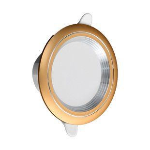 Купити Точковий світильник врізний LED L-DRS-GOLD 6W 3000K, 4100K, 6500K у Львові, Києві, Дніпрі, Одесі, Харкові