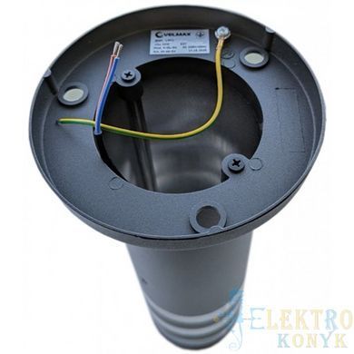 Купити Світильник архітектурний VELMAX V-GL-56 IP44 E27 (Чорний) у Львові, Києві, Дніпрі, Одесі, Харкові