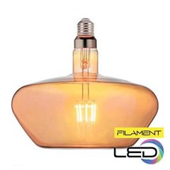 Купити Світлодіодна лампа Едісона GINZA-XL Filament 8W Е27 2200K (Янтарна) у Львові, Києві, Дніпрі, Одесі, Харкові