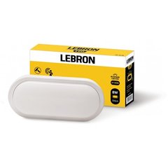 Купить Светильник LED накладной с датчиком движения LEBRON L-WLO-S 8W 4100K ІР65 (ЖКУ) во Львове, Киеве, Днепре, Одессе, Харькове