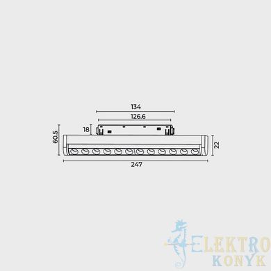 Купити Магнітний трековий світильник RAYFOR MT Roll 12 білий 12W 1020Lm 30-40-50К 48V WiFi у Львові, Києві, Дніпрі, Одесі, Харкові