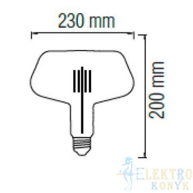Купить Светодиодная лампа Эдисона GINZA-XL Filament 8W Е27 2200K (Янтарная) во Львове, Киеве, Днепре, Одессе, Харькове