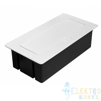 Купить Розетка в столешницу выдвижная GTV MULTISOFT на 2 розетки, USB A+C, RJ45, HDMI кабель 1.5 м (Белая) во Львове, Киеве, Днепре, Одессе, Харькове
