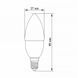 Купити LED лампа VIDEX C37e 3.5W E14 3000K - 2