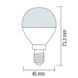 Купити Світлодіодна лампа A50 ELITE-6 6W E14 3000K - 2