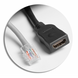 Купить Розетка в столешницу выдвижная GTV MULTISOFT на 2 розетки, USB A+C, RJ45, HDMI кабель 1.5 м (Черная) - 3
