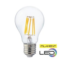 Світлодіодна лампа Едісона A60 GLOBE-6 Filament 6W Е27 2700К