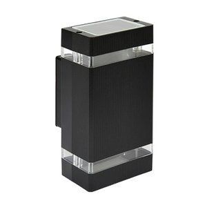 Купить Садово парковый настенный светильник REGNUM-2 2*GU10 35W IP44 (Черный) во Львове, Киеве, Днепре, Одессе, Харькове